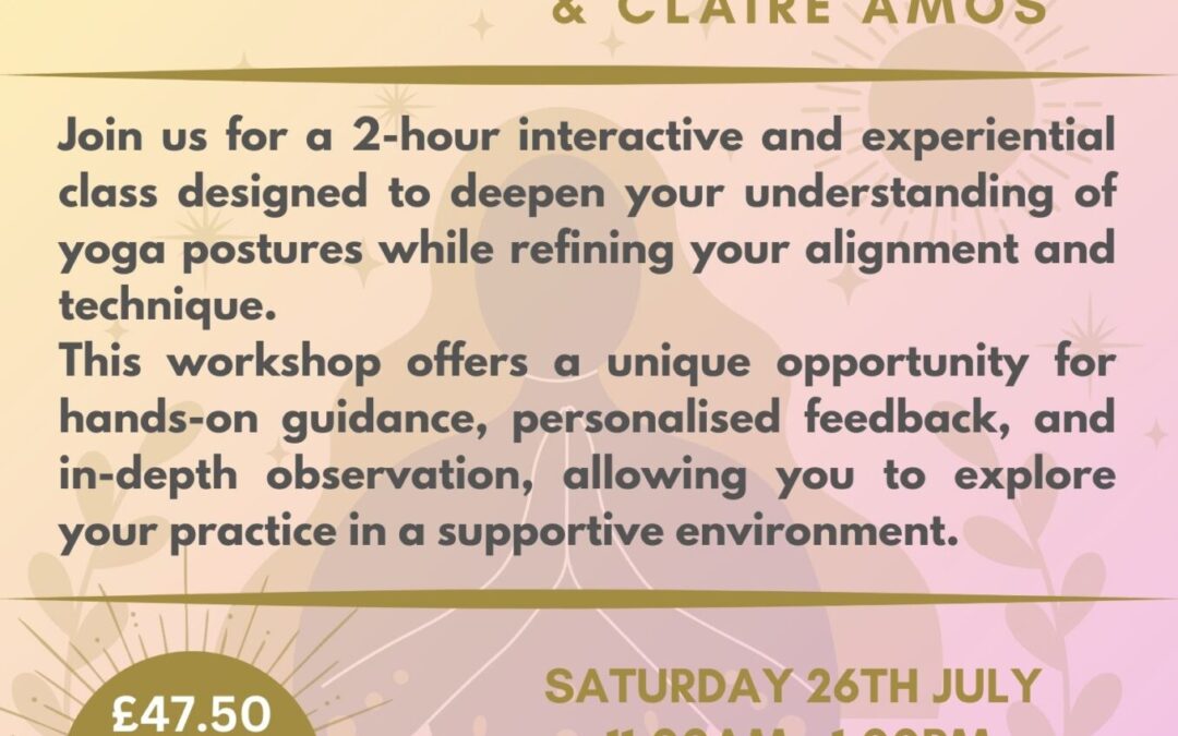 Asana Lab Yoga Workshop – 26th July